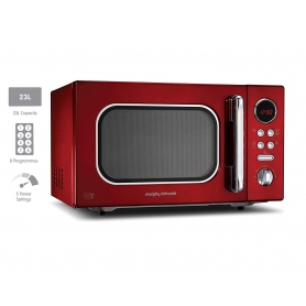Morphy Richards 23L Microwave Red